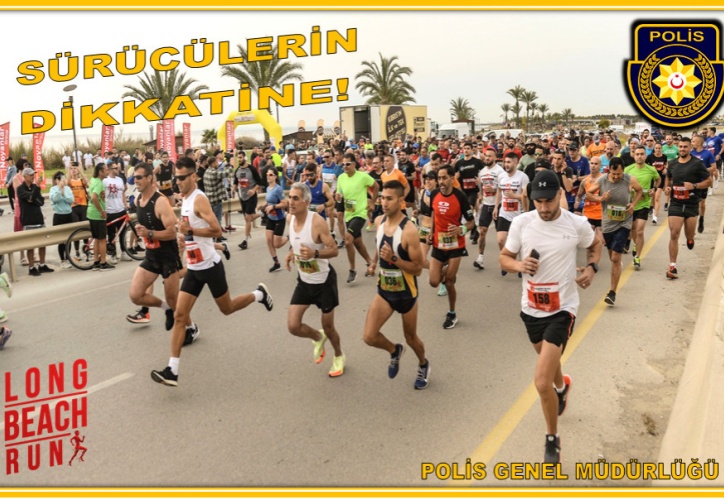 Police warned! Long Beach Run Road Run is Held at Iskele on Sunday…