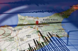 Kıbrıs’ın güneydoğusu–Greko Burnu açıklarında 3.7 büyüklüğünde deprem
