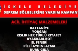 Iskele Municipality launched an aid campaign for earthquake zones!